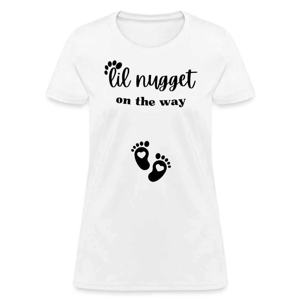 Lil Nugget Women's T-Shirt Blk - white