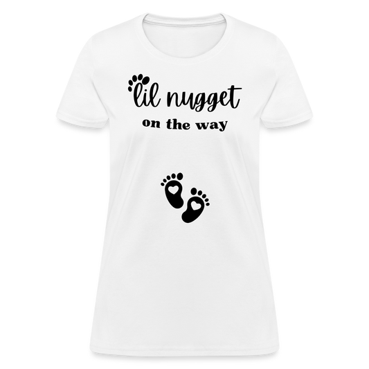 Lil Nugget Women's T-Shirt Blk - white