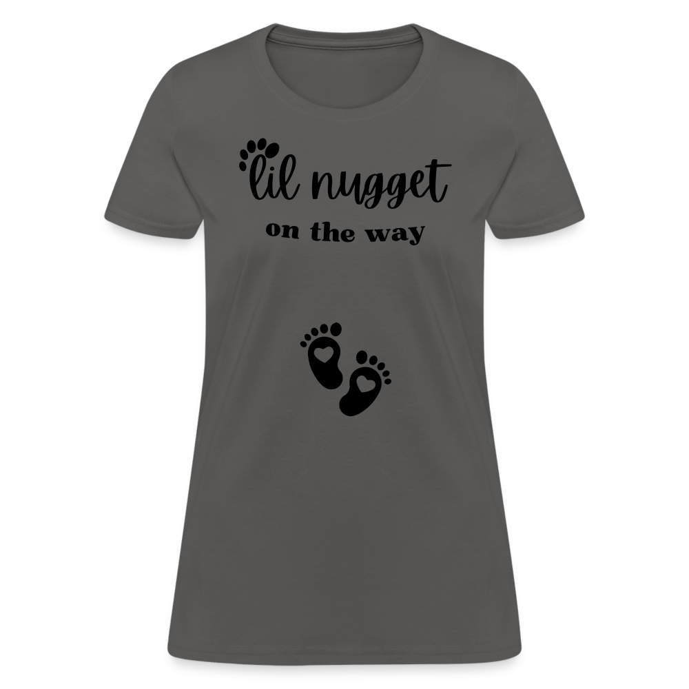 Lil Nugget Women's T-Shirt Blk - charcoal