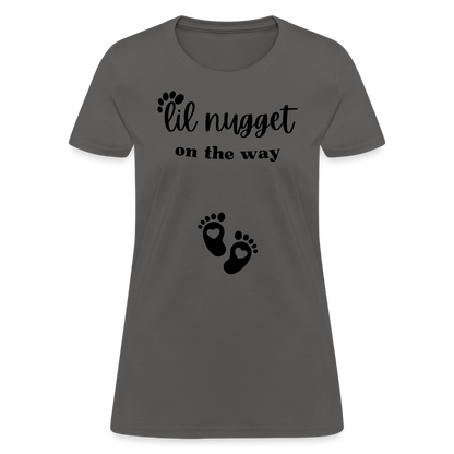 Lil Nugget Women's T-Shirt Blk - charcoal