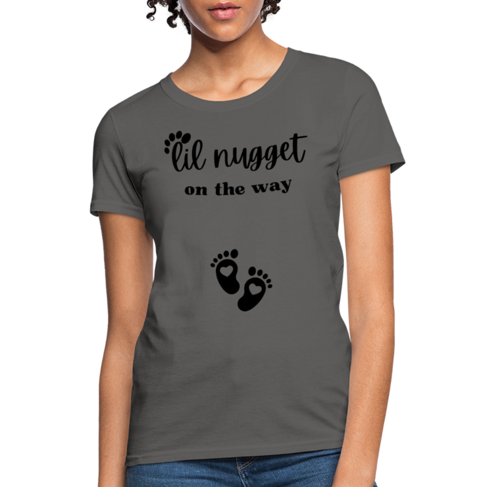 Lil Nugget Women's T-Shirt Blk - charcoal