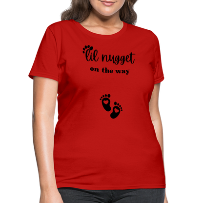 Lil Nugget Women's T-Shirt Blk - red