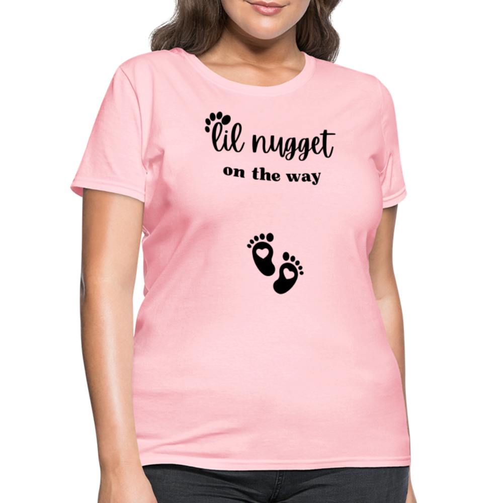 Lil Nugget Women's T-Shirt Blk - pink