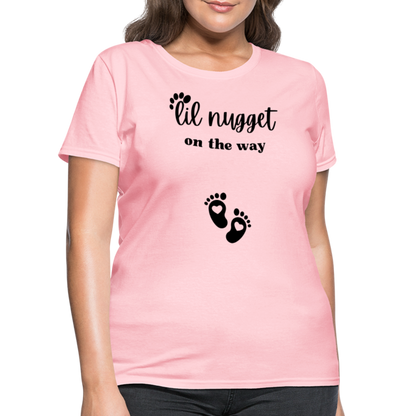 Lil Nugget Women's T-Shirt Blk - pink