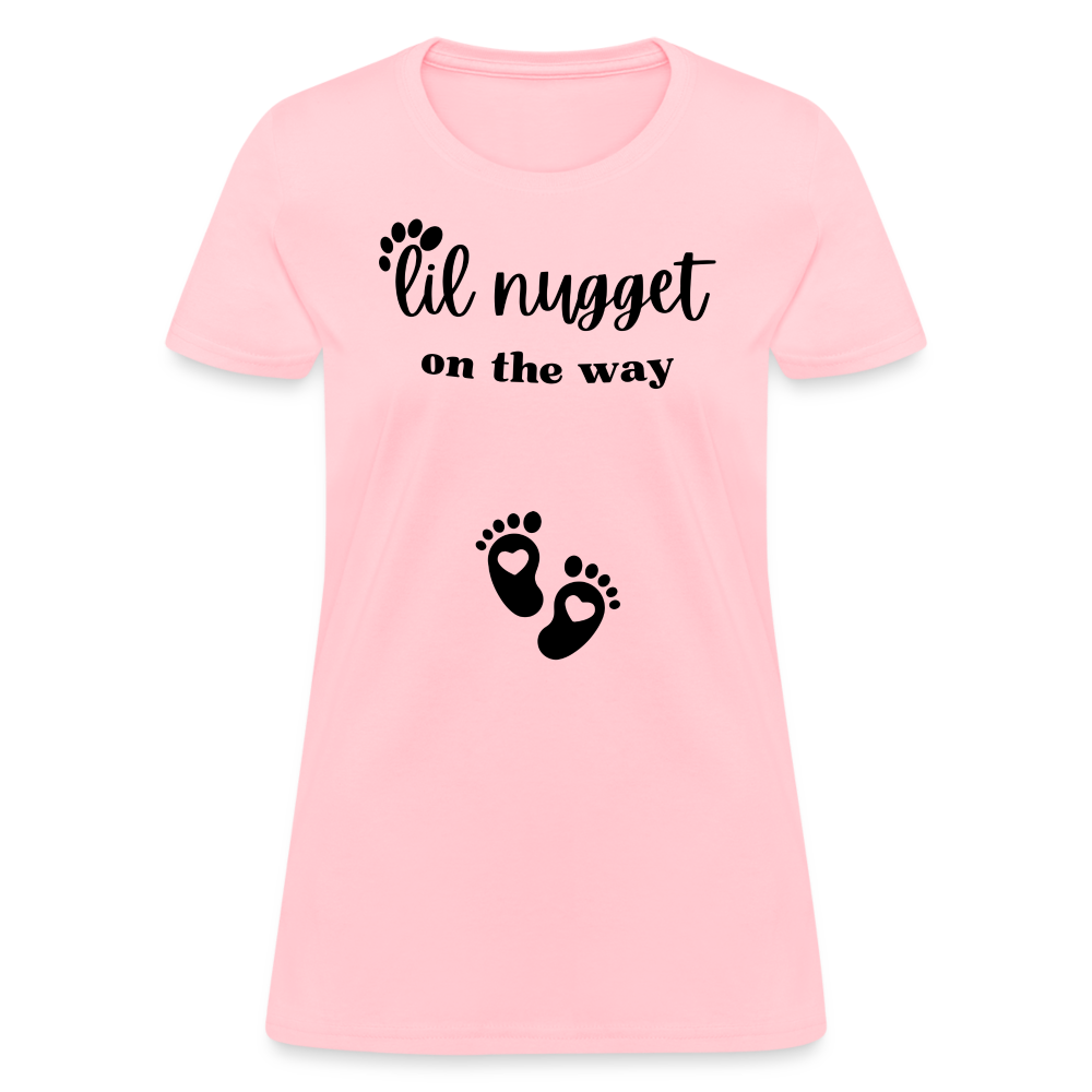 Lil Nugget Women's T-Shirt Blk - pink