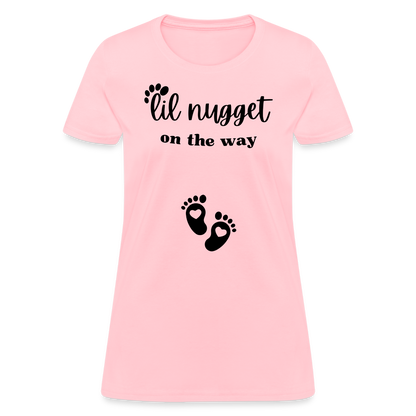 Lil Nugget Women's T-Shirt Blk - pink