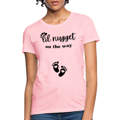 Lil Nugget Women's T-Shirt Blk - pink