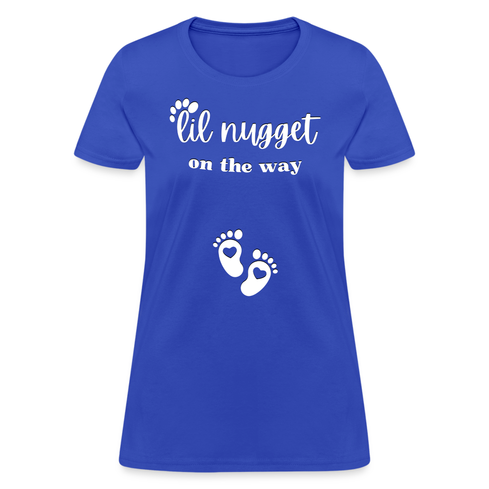 Lil Nugget Women's T-Shirt Wht - royal blue