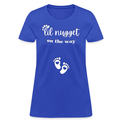 Lil Nugget Women's T-Shirt Wht - royal blue