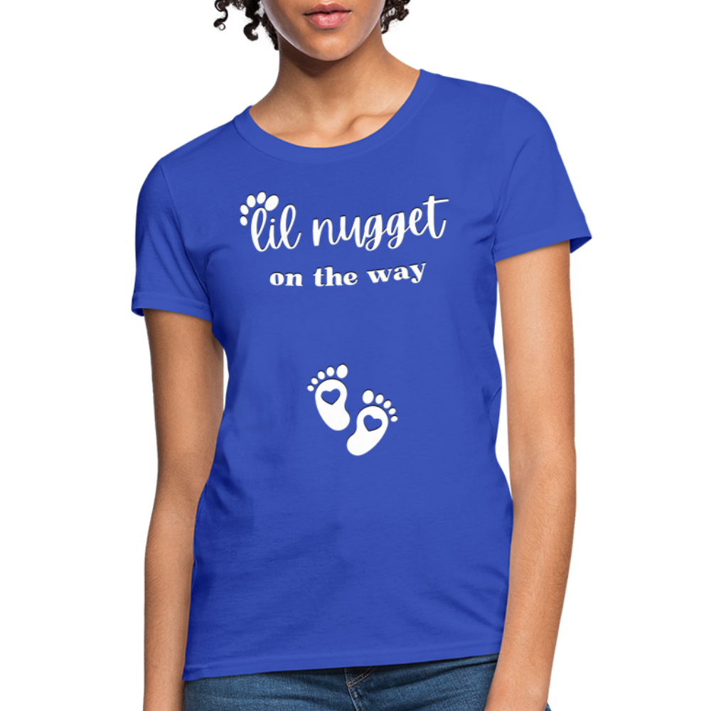 Lil Nugget Women's T-Shirt Wht - royal blue