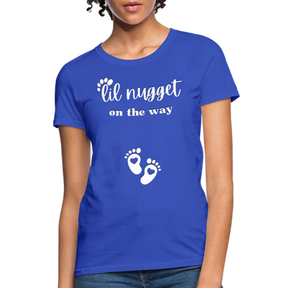 Lil Nugget Women's T-Shirt Wht - royal blue