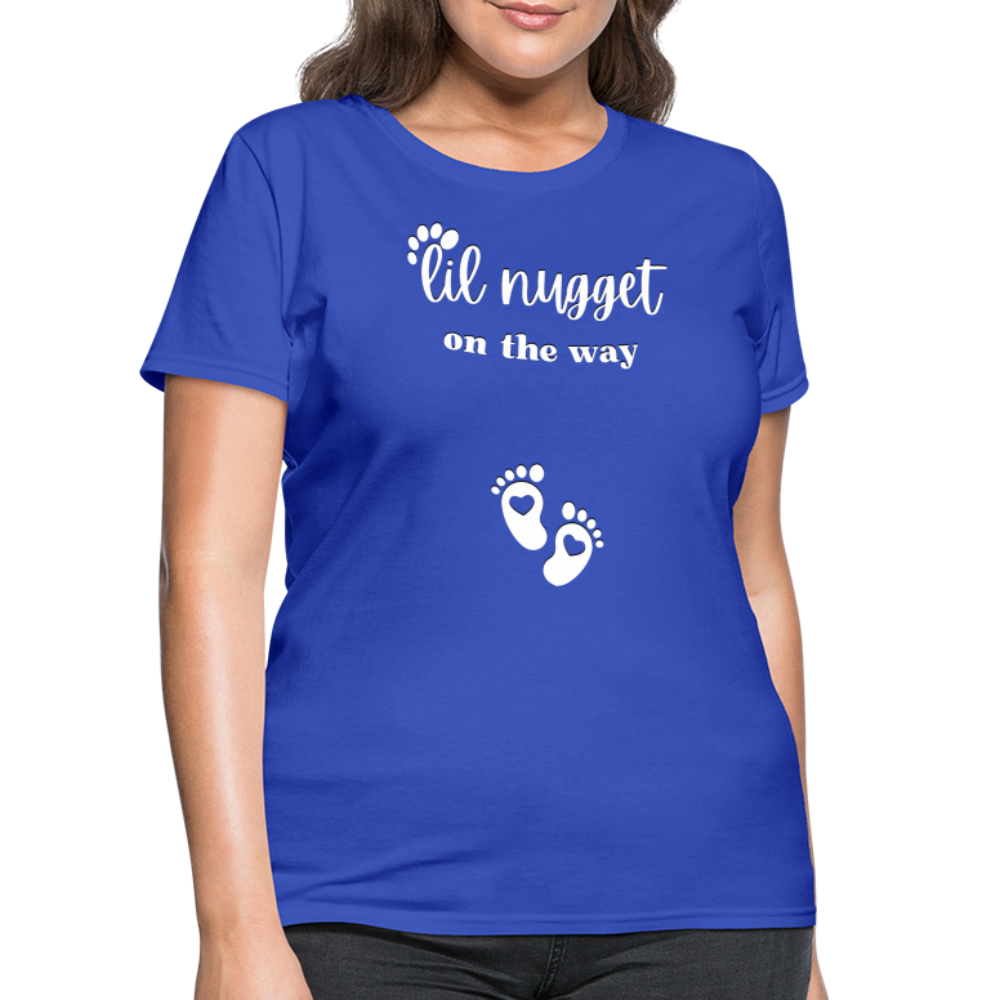 Lil Nugget Women's T-Shirt Wht - royal blue