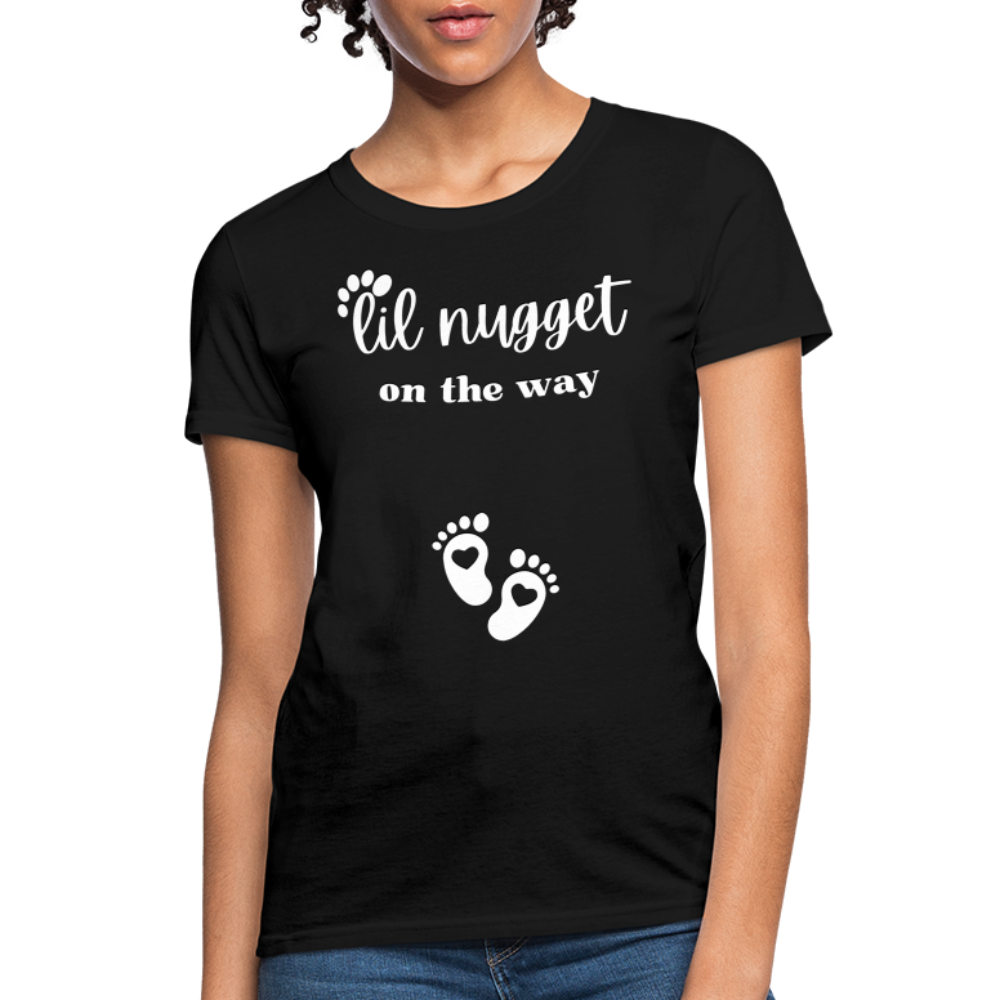 Lil Nugget Women's T-Shirt Wht - black