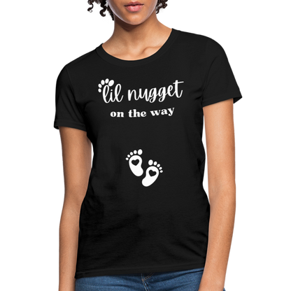 Lil Nugget Women's T-Shirt Wht - black