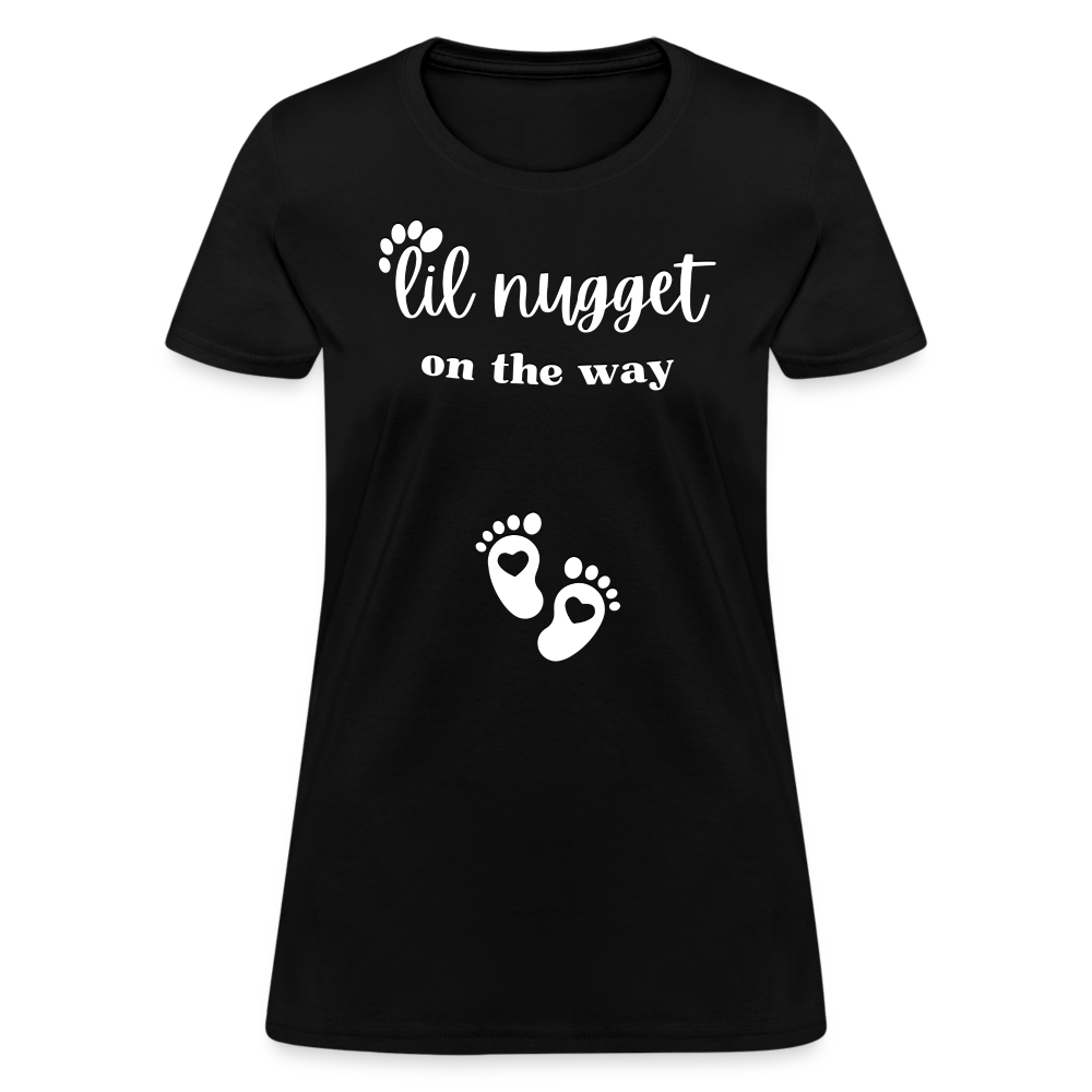 Lil Nugget Women's T-Shirt Wht - black