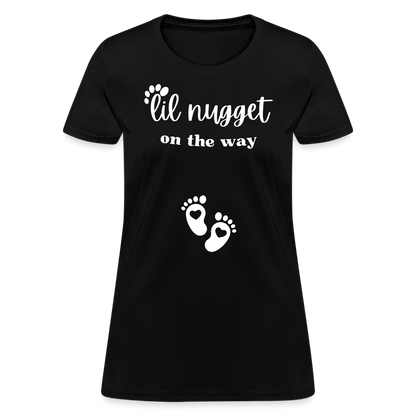 Lil Nugget Women's T-Shirt Wht - black