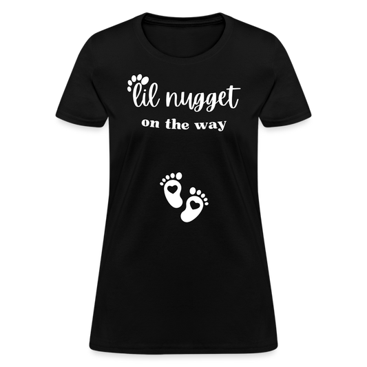 Lil Nugget Women's T-Shirt Wht - black