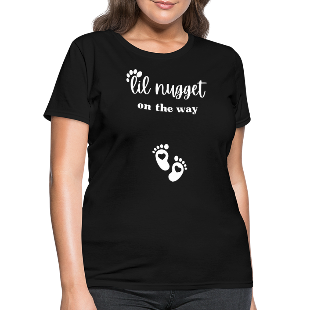 Lil Nugget Women's T-Shirt Wht - black