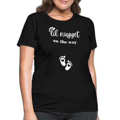 Lil Nugget Women's T-Shirt Wht - black