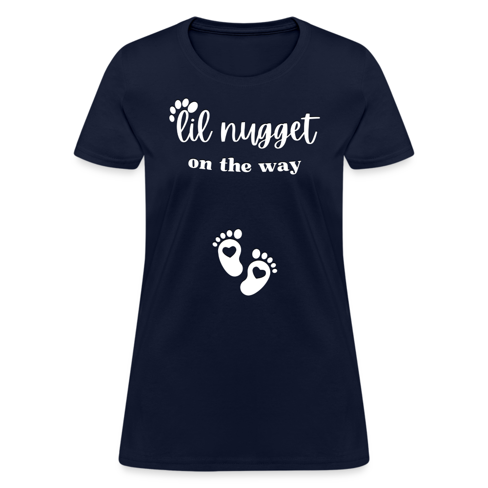 Lil Nugget Women's T-Shirt Wht - navy