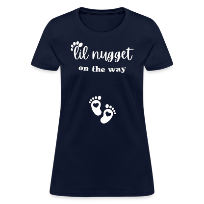 Lil Nugget Women's T-Shirt Wht - navy