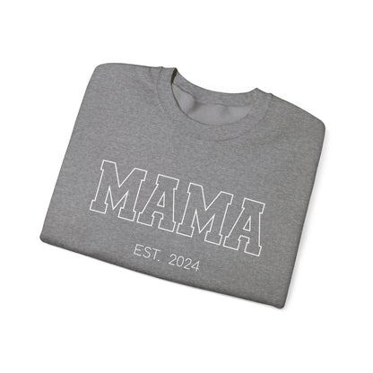 Personalized Mama Sweatshirt with Kids' Names on Sleeve