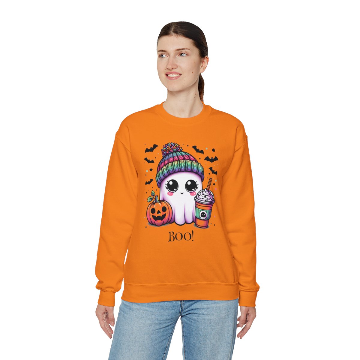 Boo! Customizable Crewneck Sweatshirt