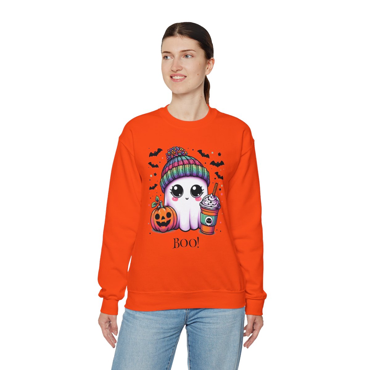 Boo! Customizable Crewneck Sweatshirt